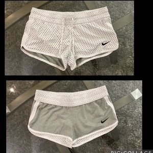 Nike Shorts- Reversible White/Gray